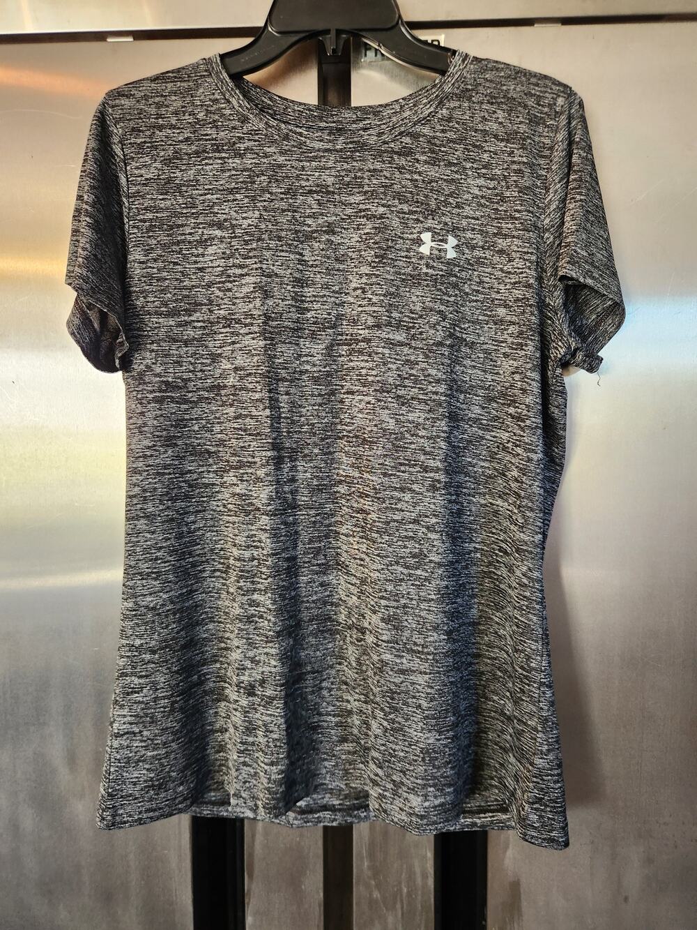 Under Armour Womens Loose Fit Tee Size L | Gray Heather Short Sleeve